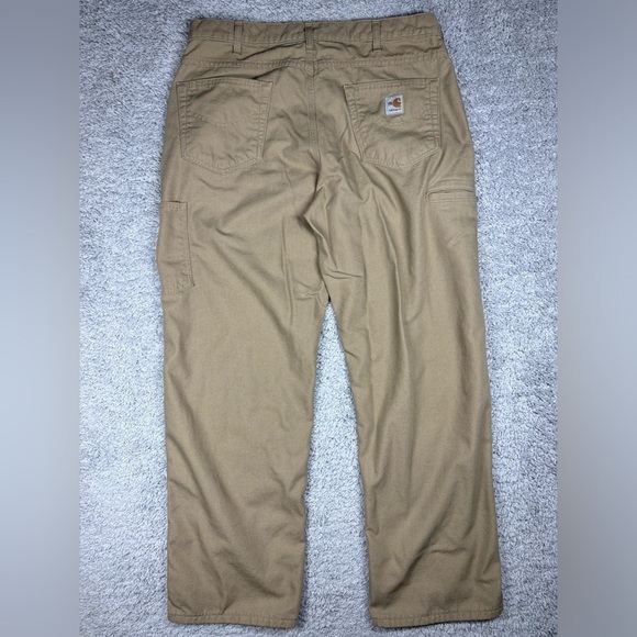 Carhartt Pants Mens 36 x 30 Flame Resistant Loose Fit Canvas Work Utility Pant - Picture 4 of 4